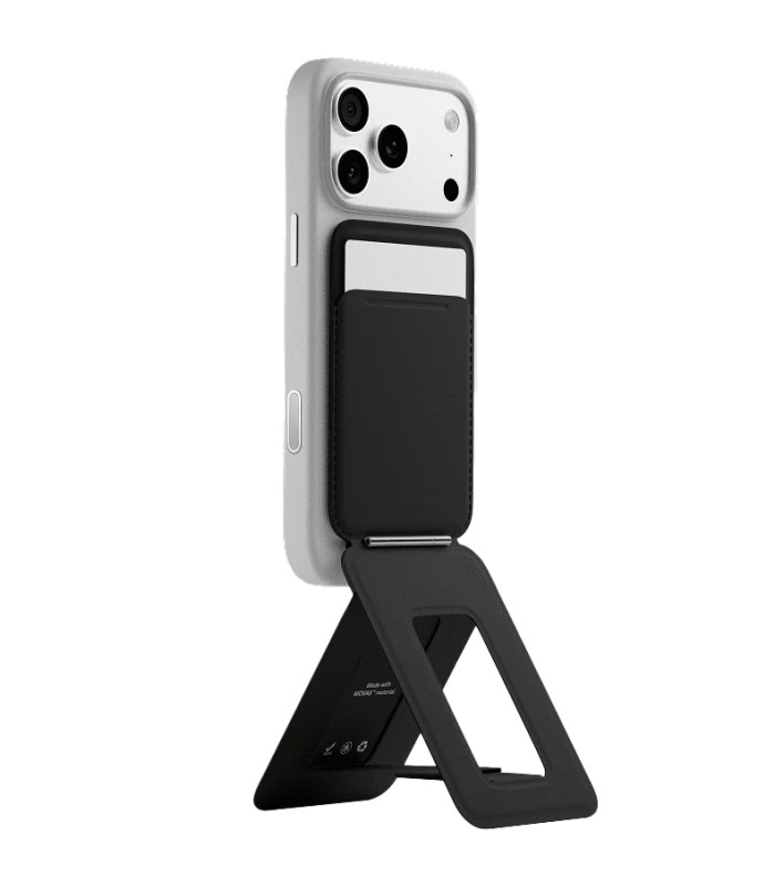 جا کارتی مگ‌سیف و هولدر مافت مدل MOFT Snap Phone Tripod Stand & Wallet MOVAS - رنگ مشکی