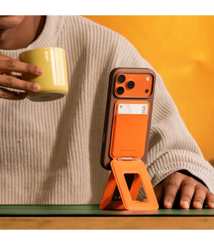 جا کارتی مگ‌سیف و هولدر مافت مدل MOFT Snap Phone Tripod Stand & Wallet MOVAS - رنگ مشکی