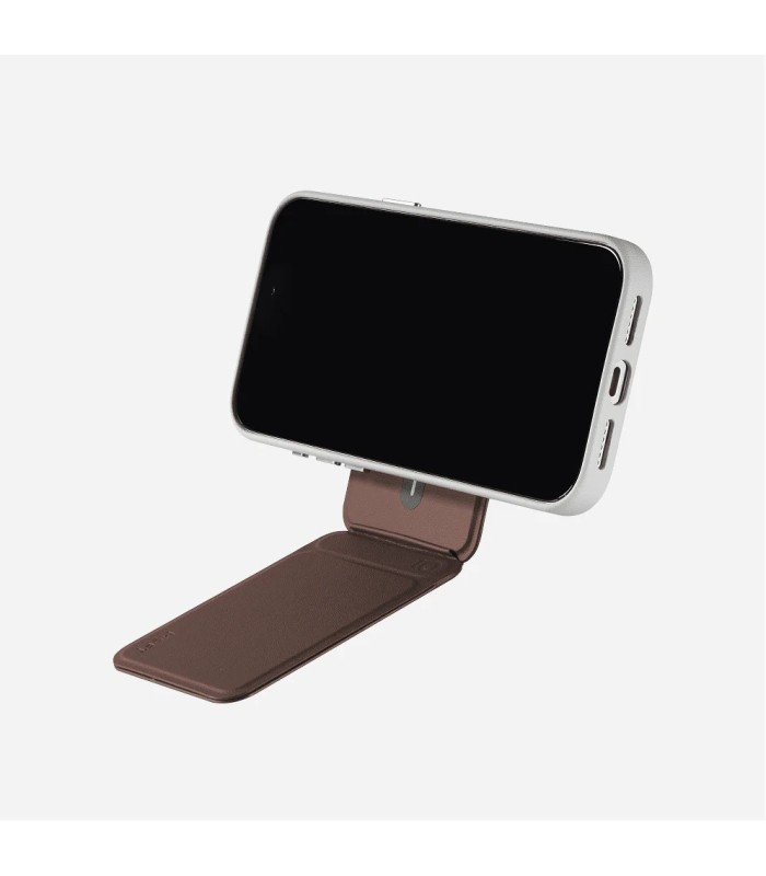 جا کارتی مگ‌سیف و هولدر مافت مدل MOFT Snap Phone Tripod Stand & Wallet MOVAS - رنگ قرمز آجری