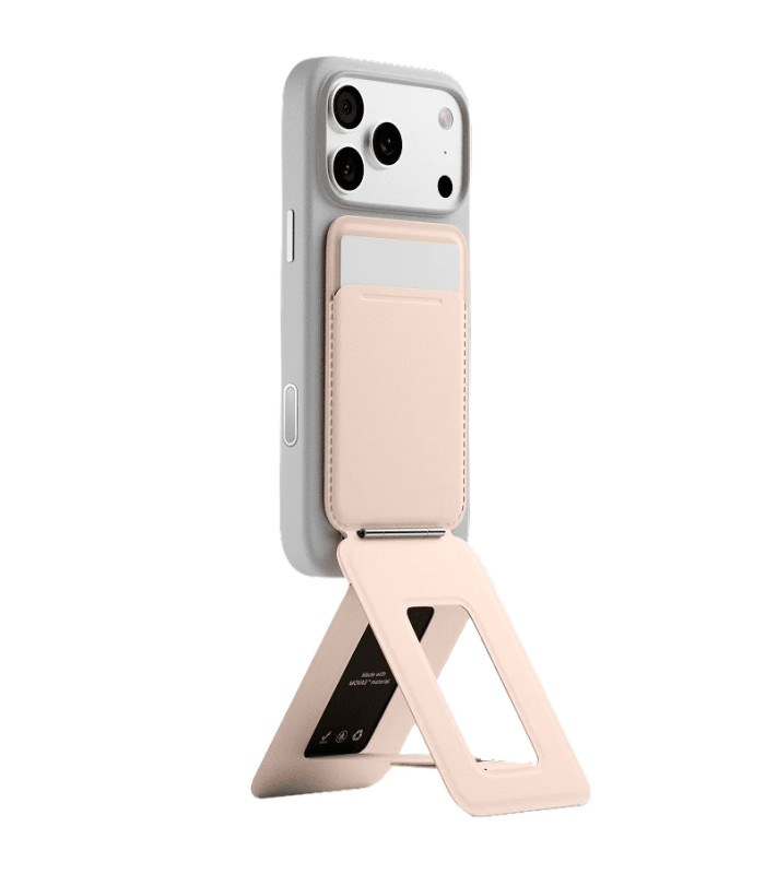 جا کارتی مگ‌سیف و هولدر مافت مدل MOFT Snap Phone Tripod Stand & Wallet MOVAS - رنگ هلویی