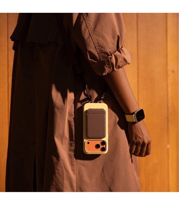 جا کارتی مگ‌سیف و هولدر مافت مدل MOFT Snap Phone Tripod Stand & Wallet MOVAS - رنگ هلویی