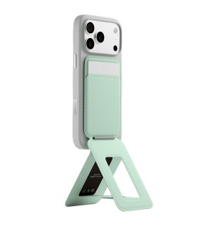 جا کارتی مگ‌سیف و هولدر مافت مدل MOFT Snap Phone Tripod Stand & Wallet MOVAS - رنگ سبز روشن