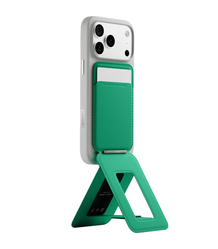 جا کارتی مگ‌سیف و هولدر مافت مدل MOFT Snap Phone Tripod Stand & Wallet MOVAS - رنگ سبز
