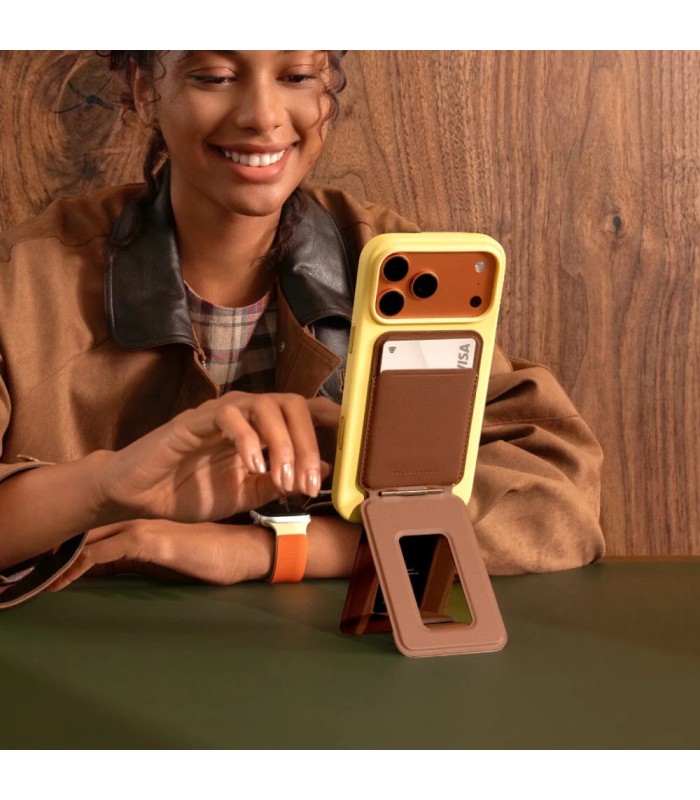 جا کارتی مگ‌سیف و هولدر مافت مدل MOFT Snap Phone Tripod Stand & Wallet MOVAS - رنگ سبز