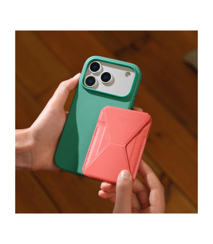 جا کارتی مگ‌سیف استند مافت مدل MOFT Snap-on Phone Stand & Wallet MOVAS - رنگ زرد
