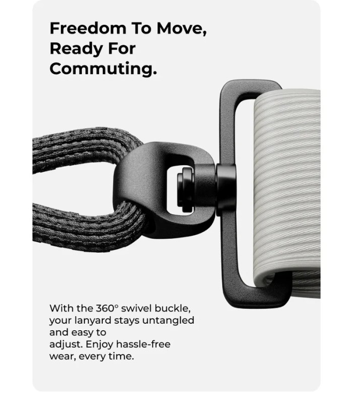 بند کراس‌بادی مافت مدل MOFT Adjustable Long Lanyard (upgraded version) - رنگ قهوه‌ای