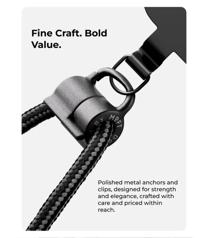 بند کراس‌بادی مافت مدل MOFT Adjustable Long Lanyard (upgraded version) - رنگ سرمه‌ای