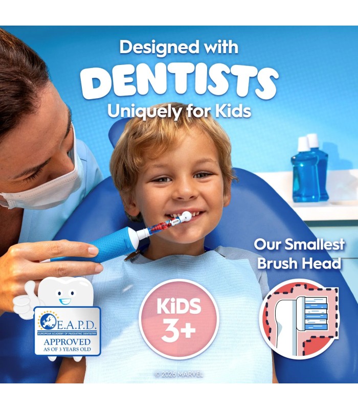 مسواک برقی کودک اورال‌بی مدل Oral-B Pro Kids Spider-Man