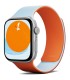 بند دورو اپل واچ مافت مناسب اپل واچ ۴۴, ۴۵, ۴۶, ۴۹ میلی‌متر مدل MOFT Snap Duo Watch Band | رنگ نیلی و نارنجی