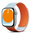 بند دورو اپل واچ مافت مناسب اپل واچ ۴۴, ۴۵, ۴۶, ۴۹ میلی‌متر مدل MOFT Snap Duo Watch Band - رنگ نیلی و نارنجی