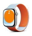 بند دورو اپل واچ مافت مناسب اپل واچ ۳۸, ۴۰, ۴۱, ۴۲ میلی‌متر مدل MOFT Snap Duo Watch Band - رنگ نیلی و نارنجی
