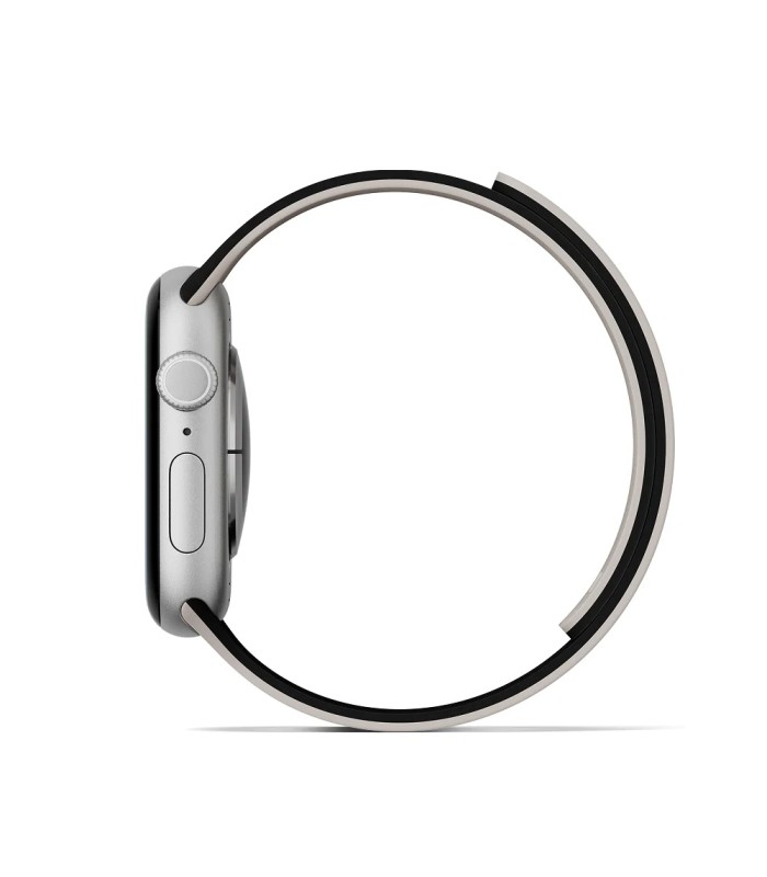 بند دورو اپل واچ مافت مناسب اپل واچ ۳۸, ۴۰, ۴۱, ۴۲ میلی‌متر مدل MOFT Snap Duo Watch Band - رنگ مشکی و بژ