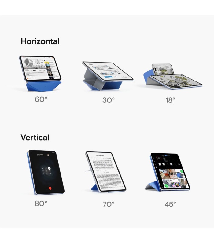 قاب مافت مناسب آیپد پرو ۱۱ اینچی M5, M4 مدل MOFT Dynamic Folio - رنگ خاکستری روشن