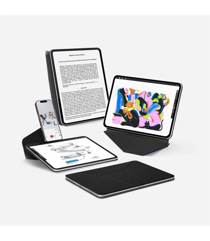 قاب مافت مناسب آیپد ایر ۱۳ اینچی M4, M3, M2 مدل MOFT Dynamic Folio - رنگ مشکی