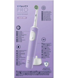 مسواک برقی اورال بی مدل Oral-B Vitality Pro - رنگ بنفش