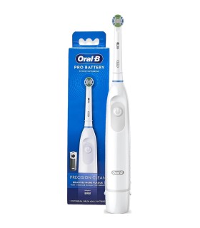 مسواک برقی اورال‌بی مدل Oral-B Pro Battery - رنگ سفید
