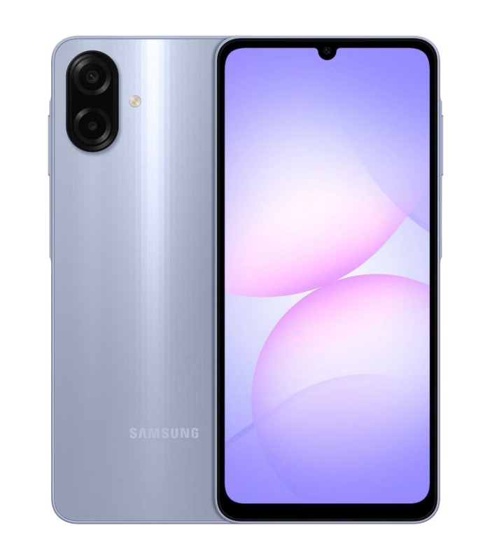 گوشی موبایل سامسونگ مدل Galaxy A07 رم-ظرفیت ۴-۶۴ گیگابایت | رنگ بنفش روشن