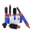 سشوار و حالت‌دهنده مو انزو مدل ENZO 6-in-1 Air Styler EN-4133 - رنگ آبی نارنجی