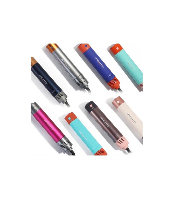 سشوار و حالت‌دهنده مو انزو مدل ENZO 6-in-1 Air Styler EN-4133 - رنگ سرمه‌ای نارنجی