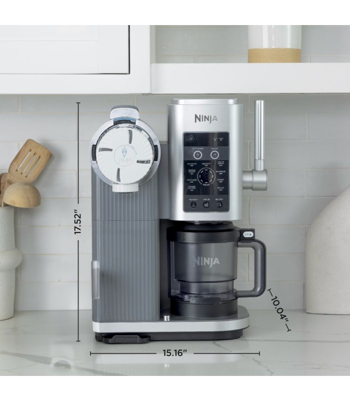 بستنی‌ساز نینجا مدل Ninja CREAMi Scoop & Swirl Soft Serve Ice Cream Machine NC701