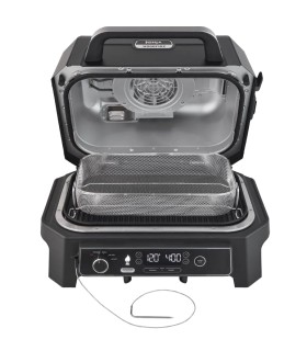 گریل و باربیکیو برقی نینجا مدل Ninja Woodfire Pro XL Electric BBQ Grill and smoker OG850
