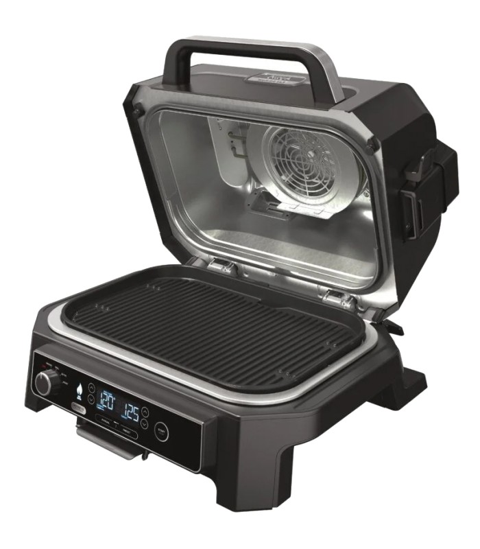 گریل و باربیکیو برقی نینجا مدل Ninja Woodfire Pro XL Electric BBQ Grill and smoker OG850