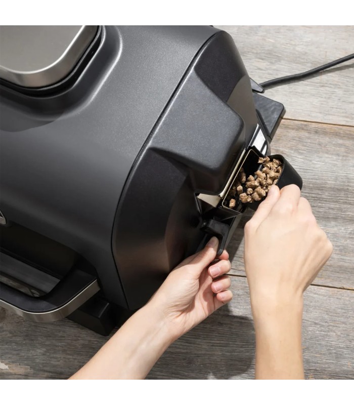 گریل و باربیکیو برقی نینجا مدل Ninja Woodfire Pro XL Electric BBQ Grill and smoker OG850