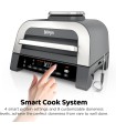 گریل و باربیکیو برقی نینجا مدل Ninja Foodi XL Indoor Grill and Air Fryer with Thermometer DG551