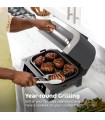 گریل و باربیکیو برقی نینجا مدل Ninja Foodi XL Indoor Grill and Air Fryer with Thermometer DG551
