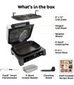 گریل و باربیکیو برقی نینجا مدل Ninja Foodi XL Indoor Grill and Air Fryer with Thermometer DG551