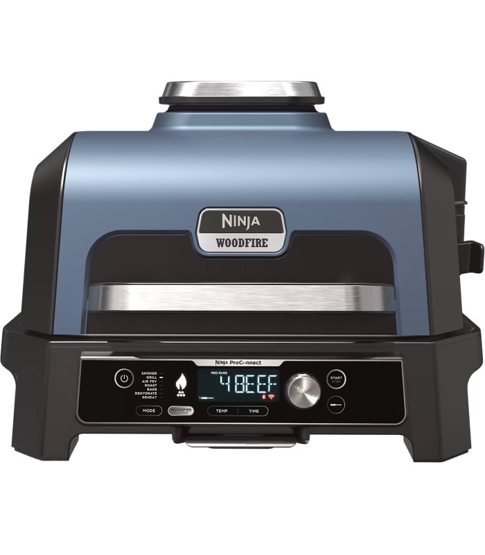 گریل و باربیکیو برقی نینجا مدل Ninja Woodfire Pro Connect XL Electric BBQ Grill & Smoker OG901