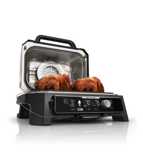 گریل و باربیکیو برقی نینجا مدل Ninja Woodfire Pro Connect XL Electric BBQ Grill & Smoker OG901