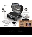 گریل و باربیکیو برقی نینجا مدل Ninja Woodfire Pro Connect XL Electric BBQ Grill & Smoker OG901