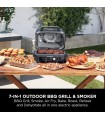 گریل و باربیکیو برقی نینجا مدل Ninja Woodfire Pro Connect XL Electric BBQ Grill & Smoker OG901