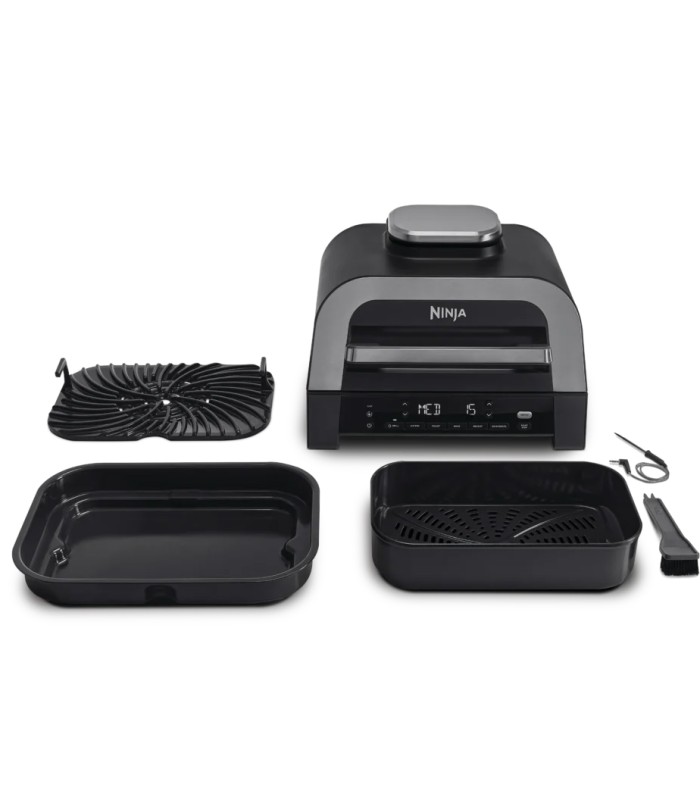 گریل و باربیکیو برقی نینجا مدل Ninja Foodi XL Indoor Grill and Air Fryer with Thermometer DG551