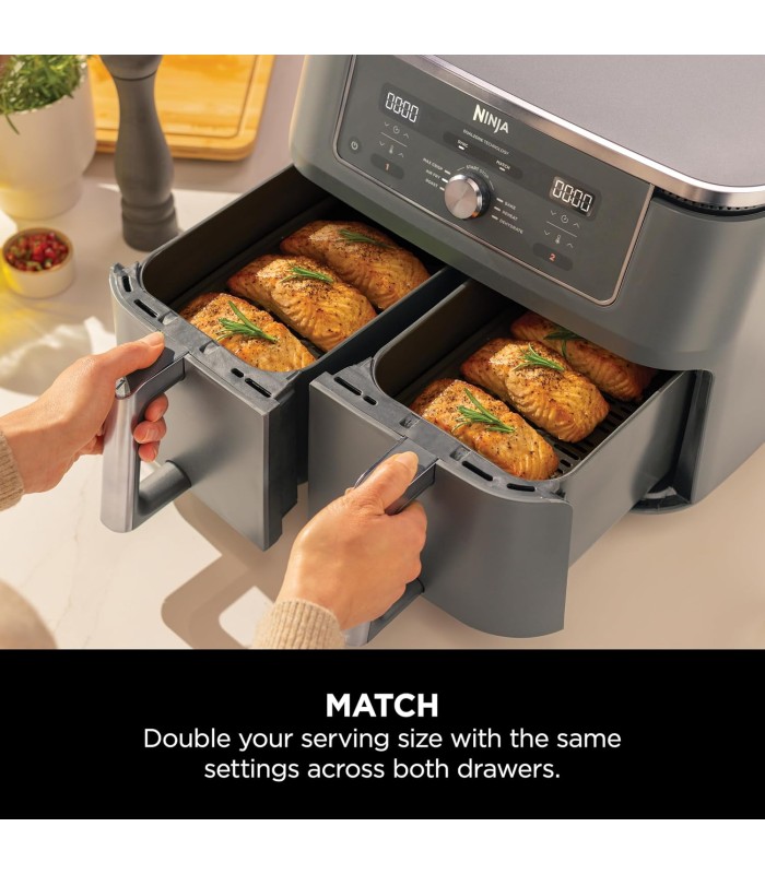 هواپز نینجا مدل Ninja Dual Zone 6-in-1 Air Fryer 7.6L DZ300