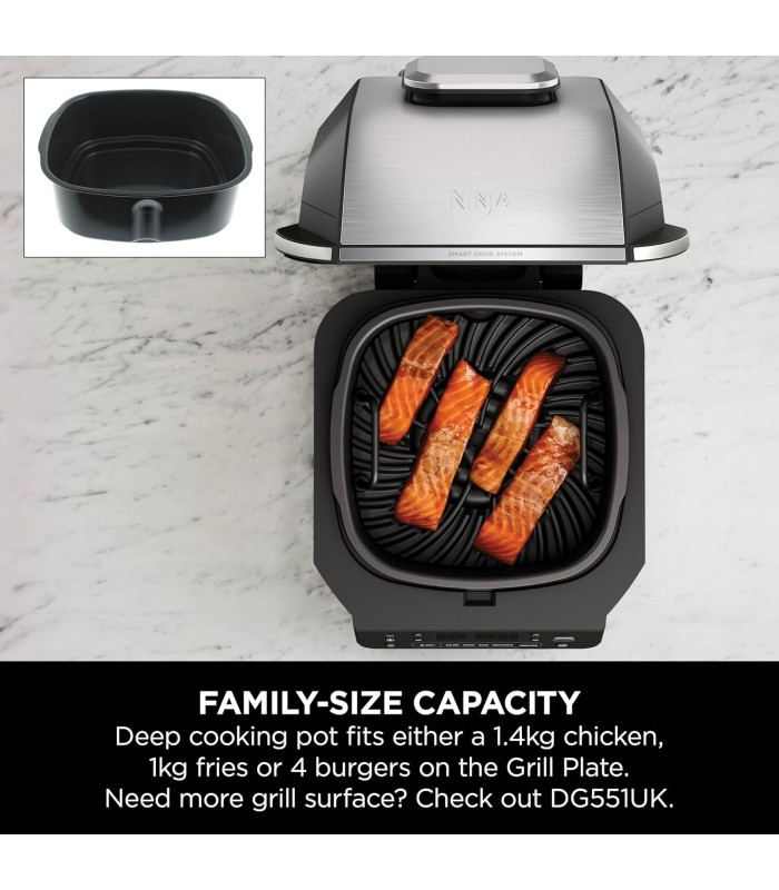 هواپز نینجا مدل Ninja Foodi Smart 5-in-1 Grill & Air Fryer EG351