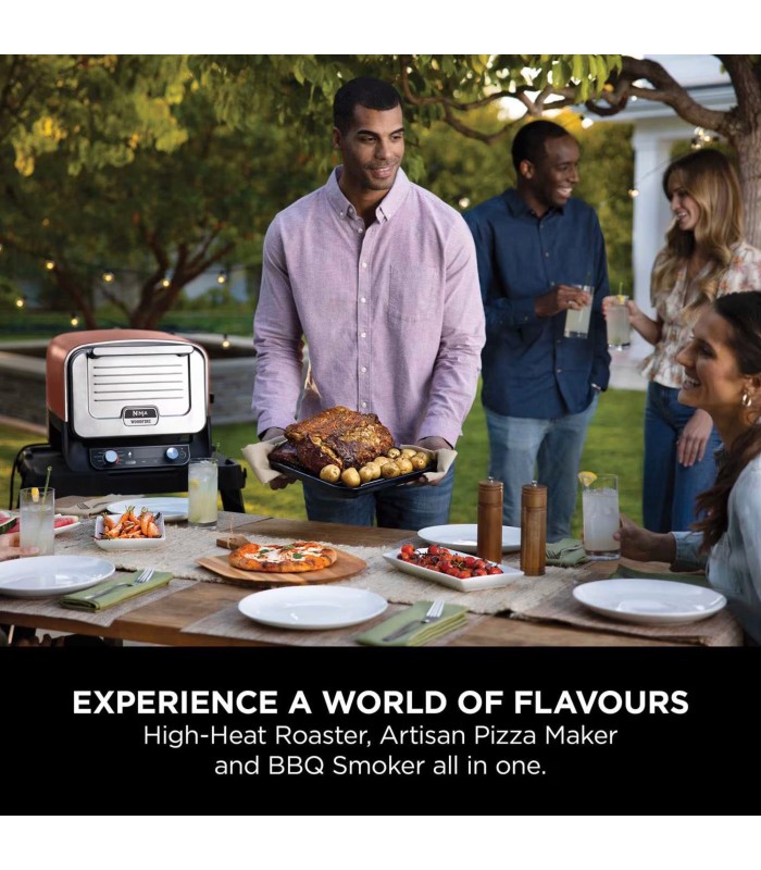 تنور برقی نینجا مدل Ninja Woodfire Electric Outdoor Oven & BBQ Smoker OO101