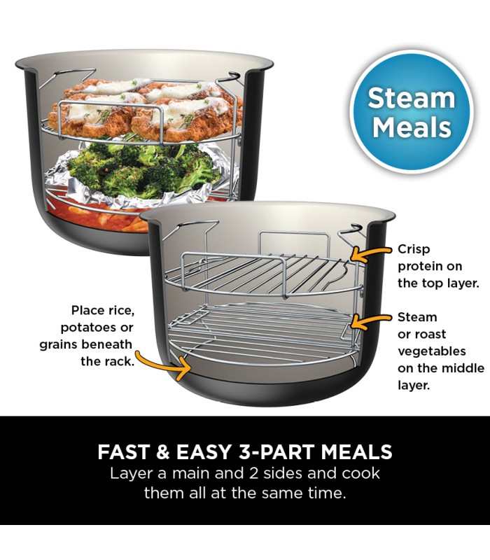 مولتی کوکر نینجا مدل Ninja Foodi MAX 15-in-1 SmartLid Multi-Cooker 7.5L OL750