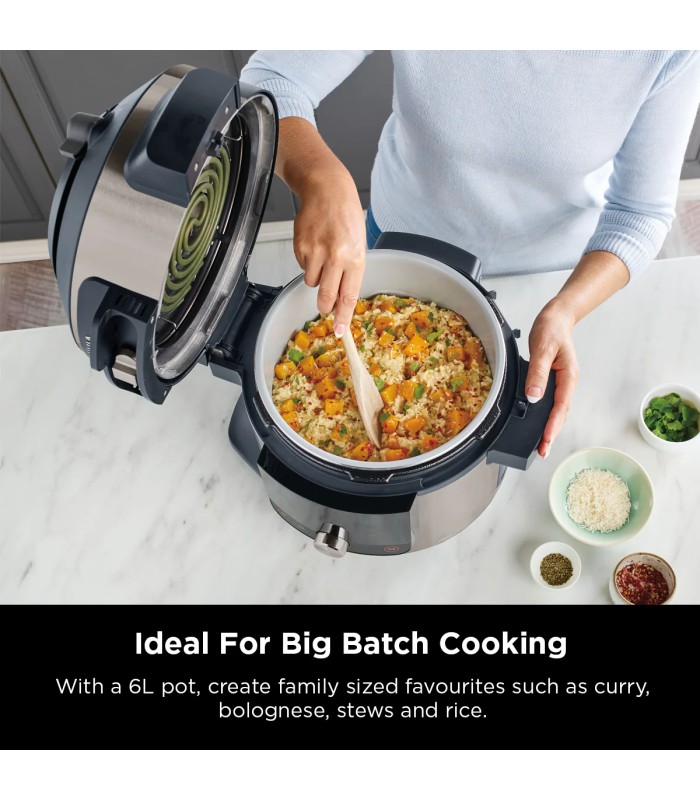 مولتی کوکر نینجا مدل Ninja Foodi SmartLid 11-in-1 Multi-Cooker 6L OL550