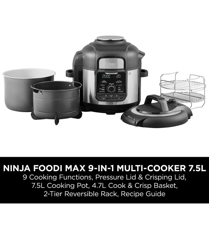 مولتی کوکر نینجا مدل Ninja Foodi Max 10-in-1 7.5L Multi-Cooker OP500