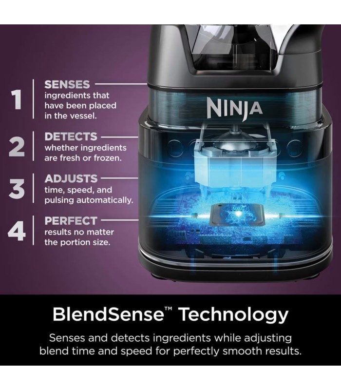 مخلوط‌کن نینجا مدل Ninja Detect Professional Blender and Food Processor TB401