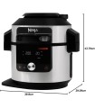مولتی کوکر نینجا مدل Ninja Foodi MAX 15-in-1 SmartLid 7.5L Multicooker OL750