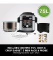 مولتی کوکر نینجا مدل Ninja Foodi MAX 15-in-1 SmartLid 7.5L Multicooker OL750