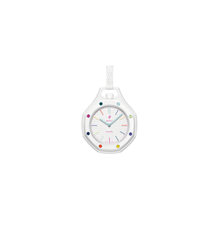 ساعت Audemars Piguet x Swatch مدل SSX03W100N | Royal Pop HUIT BLANC