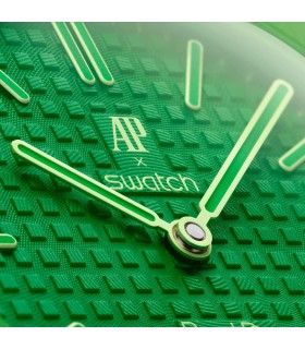 ساعت Audemars Piguet x Swatch مدل SSX03G100N | Royal Pop GREEN EIGHT