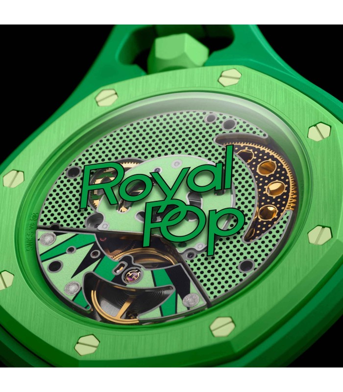 ساعت Audemars Piguet x Swatch مدل SSX03G100N | Royal Pop GREEN EIGHT