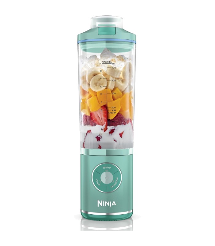 مخلوط‌کن شارژی نینجا مدل Ninja Blast Max BC251 | رنگ فیروزه‌ای