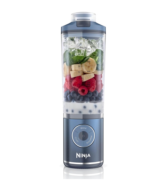 مخلوط‌کن شارژی نینجا مدل Ninja Blast Max BC251 | رنگ آبی تیره