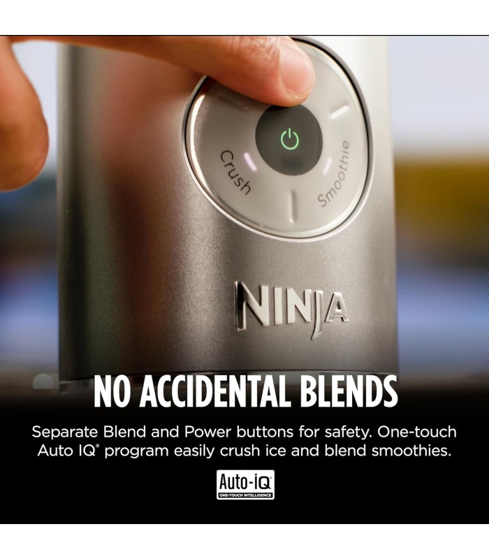 مخلوط‌کن شارژی نینجا مدل Ninja Blast Max BC251 | رنگ گلبهی